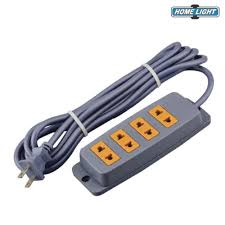 EXTENSION 30MTS GRIS 4 ENTRADAS HOME LIGHTH 200828