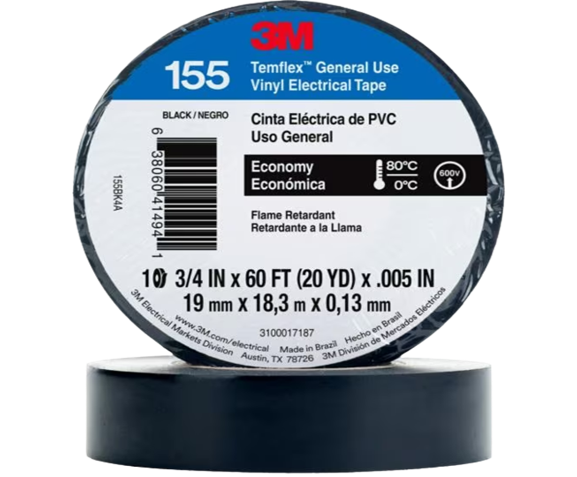 CINTA AISLANTE 3M 20YDS NEGRO (CJA100) GR04576