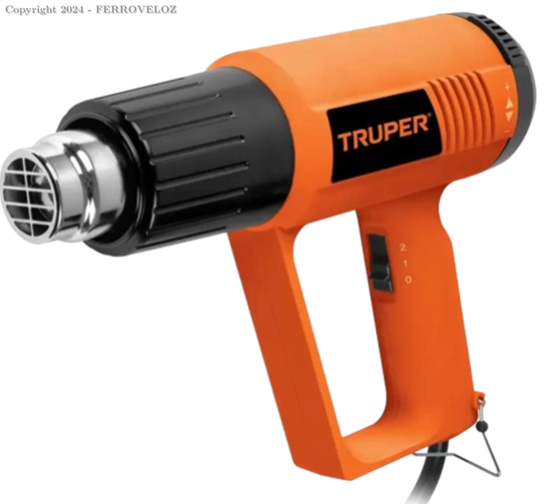 PISTOLA DE CALOR PROFESIONAL 1800W 220V TRUPER 15734