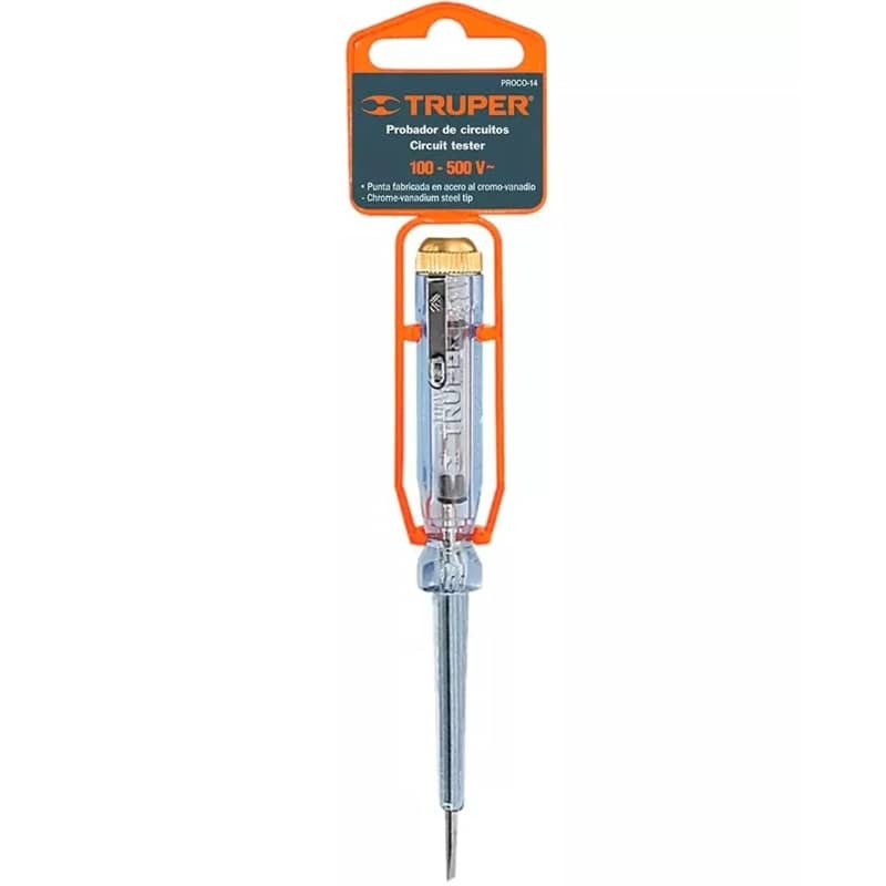PROBADOR PILOTO 14CM DE CORRIENTE ALTERNA TRUPER 13988