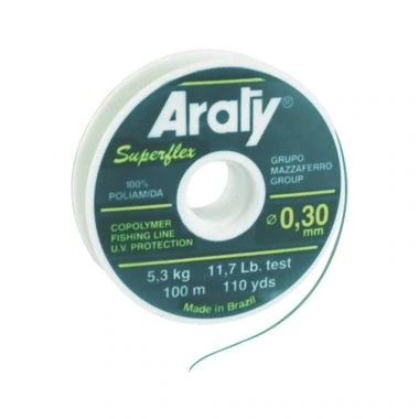 HILO PESCAR VERDE 0.30MM ARALY A0012