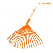 ESCOBA METALICA CON 22 DIENTES. CABEZA CURVA REFORZADA TRUPER 14322