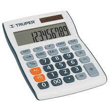 CALCULADORA MEDIANA DE ESCRITORIO TRUPER 60481