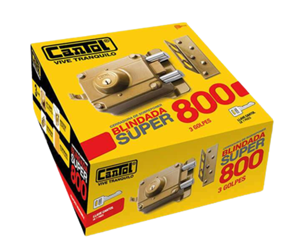 CERRADURA SUPER 800 CANTOL GR01783