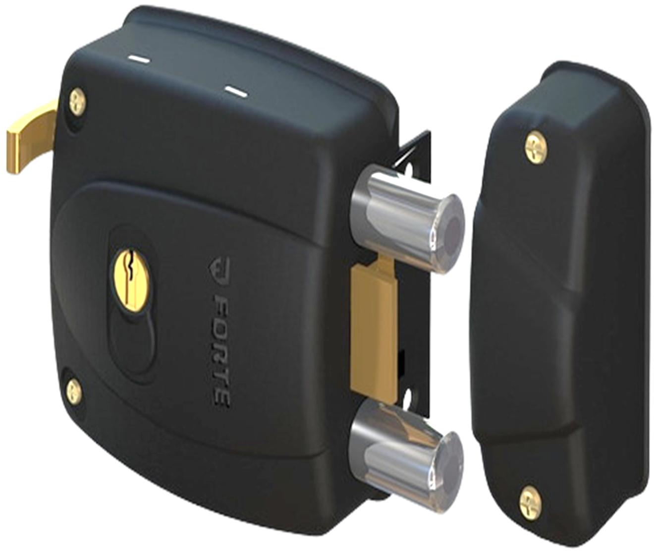 CERRADURA BUNKER BK-240 NEGRO FORTE 21CER00018