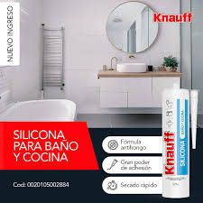 SILICONA TRANSPARENTE 225ML BAÑO Y COCINA KNAUF (24) 002884