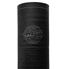 ARPILLERA DE POLIPROPILENO 4 X 200MTS 75GR. DE 2 QUE ABRE A 4 MANTADA NEGRO