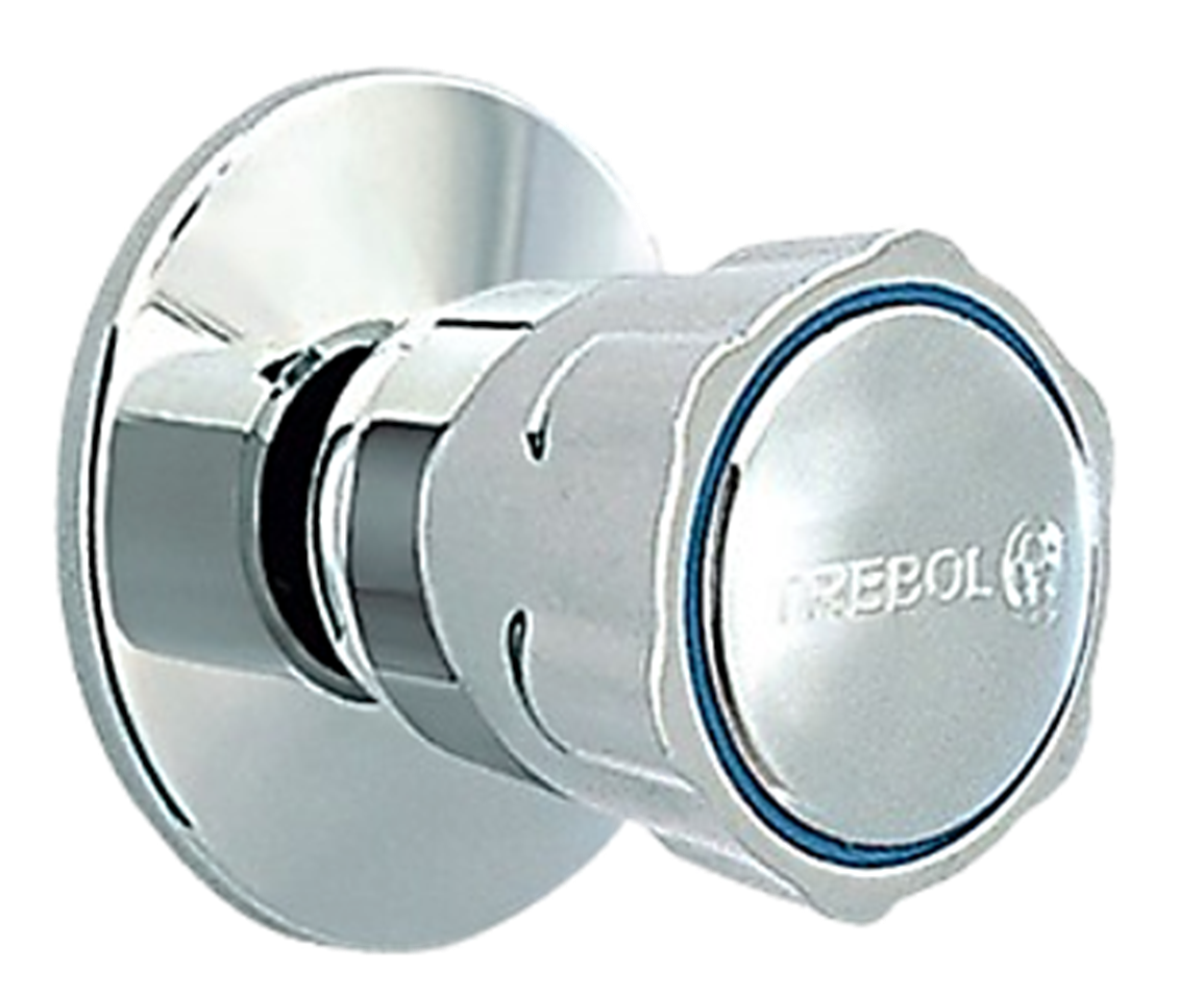 LLAVE DE DUCHA CROMADO TREBOL C12512 PD00714