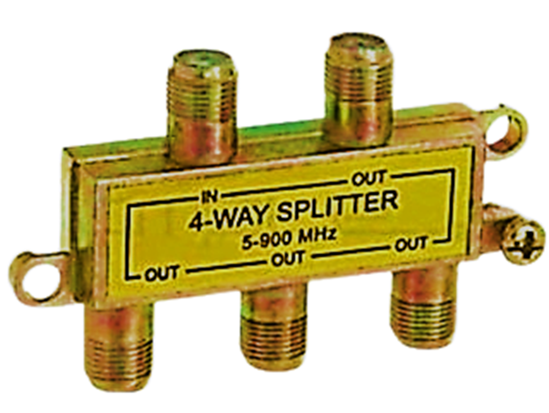 SPLITER 4 VIAS BRONCEADO GR00361