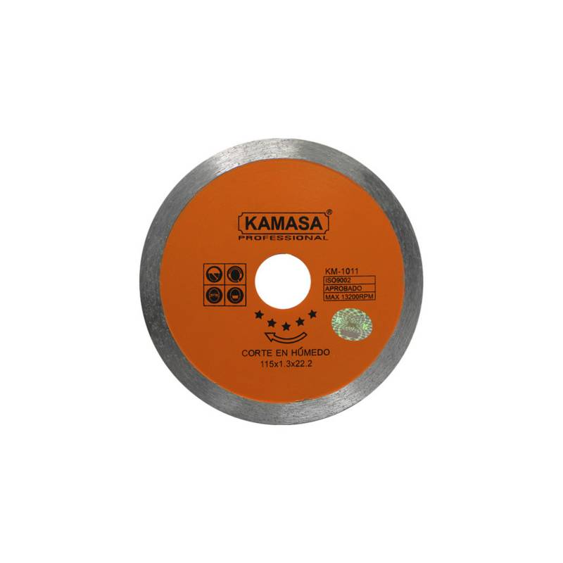 DISCO DIAMANTADO NARANJA CONTINUO 4 1/2