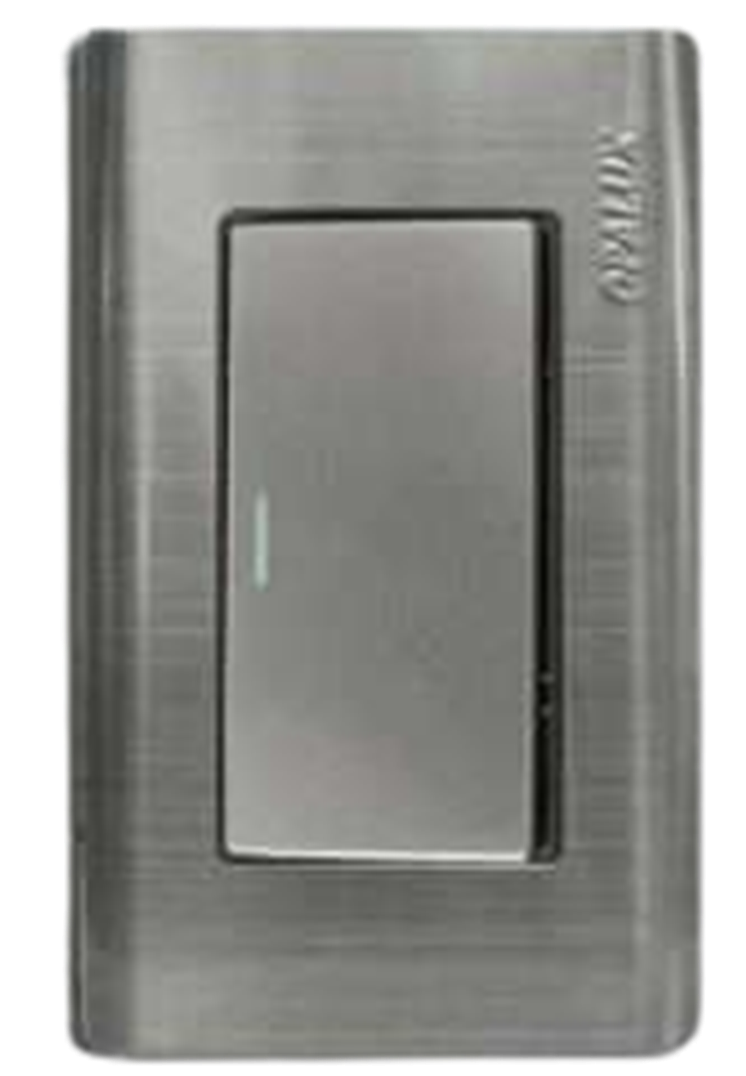INTERRUPTOR CONMUTACION  SIMPLE TACO PEQUEÑO METALICO OPALUX OPSP013