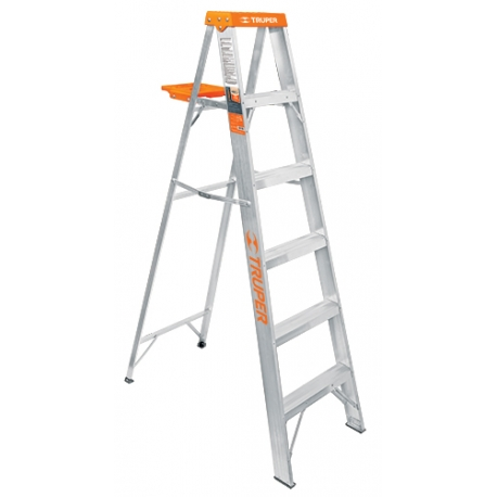 ESCALERA DE TIJERA TIPO II 6 PELDAÑOS TRUPER 16744