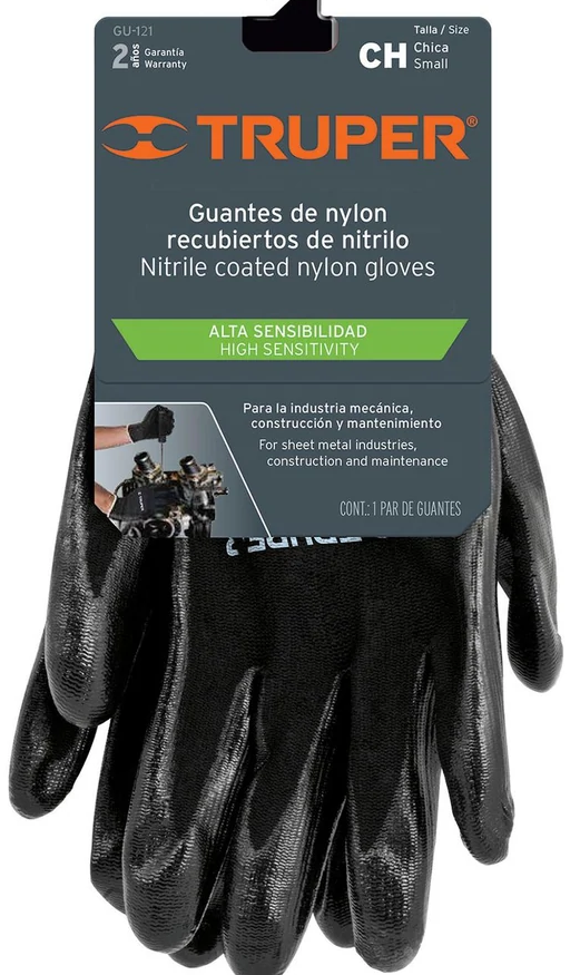 GUANTES NAYLON TALLA S TRUPER 13290