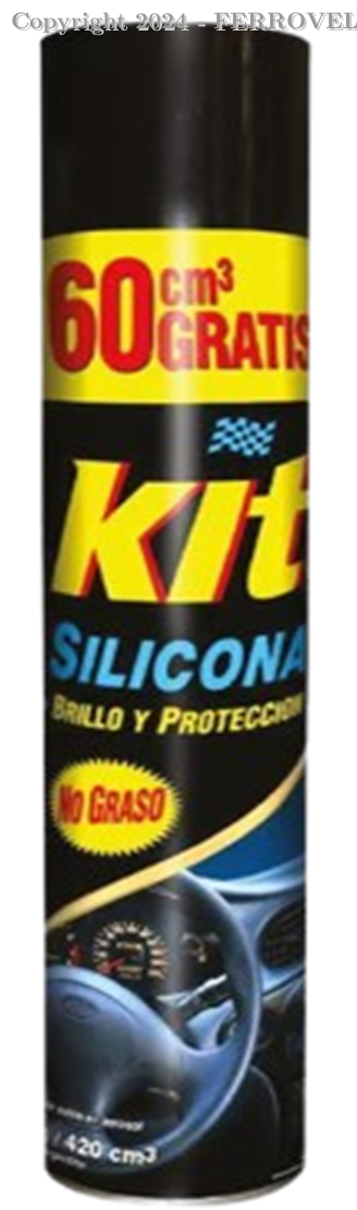 SILICONA P/TABLEROS SPRAY 420ML KIT 091041