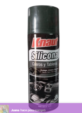 SILICONA P/CUEROS Y TABLEROS A/CARRO NUEVO 450ML KNAUF (12) 036273