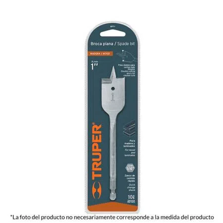 BROCA PALETA 3/8 PARA MADERA  TRUPER 11366
