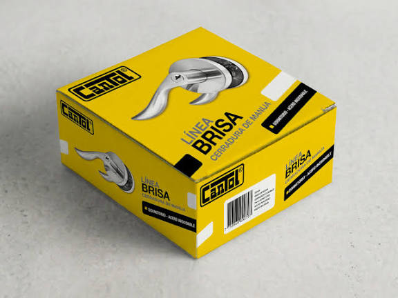 CERRADURA DE MANIJA BRISA CROMADO ACERO INOXIDABLE 60D BD60 CANTOL 460024