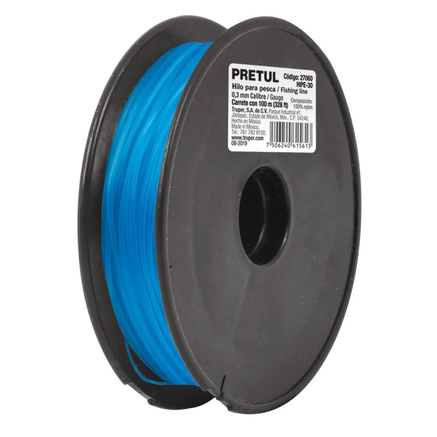 HILO PARA PESCAR AZUL CALIBRE 0.70MM PRETUL (10UND) 27064