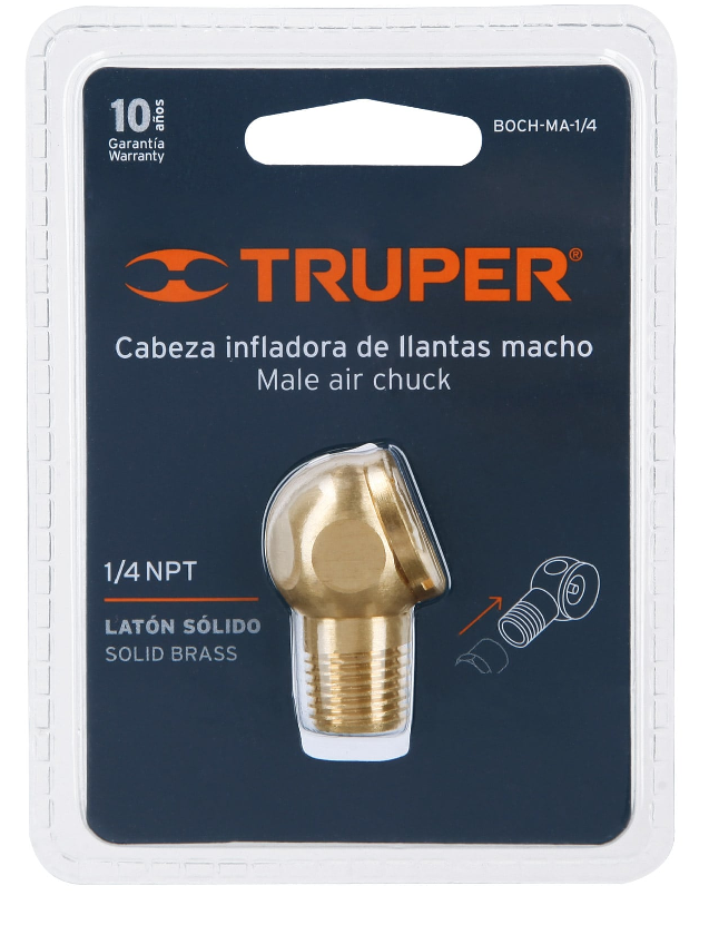 CABEZA INFLADORA DE LLANTAS .MACHO TRUPER 19087
