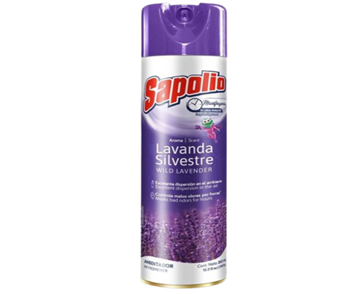 AMBIENTADOR SPRAY LAVANDA SILVESTRE SAPOLIO (12) GR03452