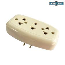 ADAPTADOR MULTIPLE 4 TOMACORRIENTE HOME LIGHT 166031