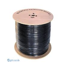CABLE COAXIAL RG-6 MADERA NEGRO PARA TV 305 MTR GR00071