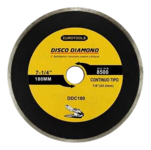 DISCO DIAMANTADO CONTINUO 7-1/4