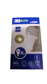 FOCO LED POLICARBONATO ALFA 9W 000419