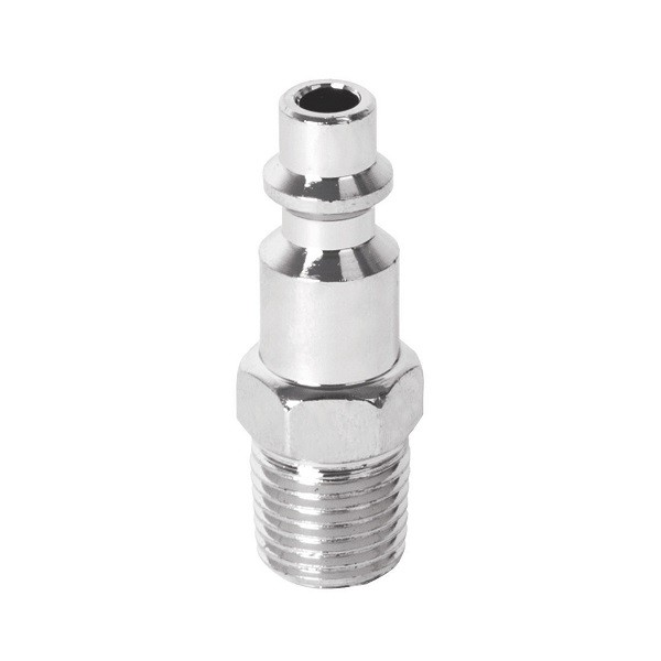 CONECTOR RAPIDO MACHO DE ACERO CROMADO PRETUL 27023