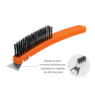 ESCOBILLA FIERRO 3 X 17 HILERAS TRUPER 11553