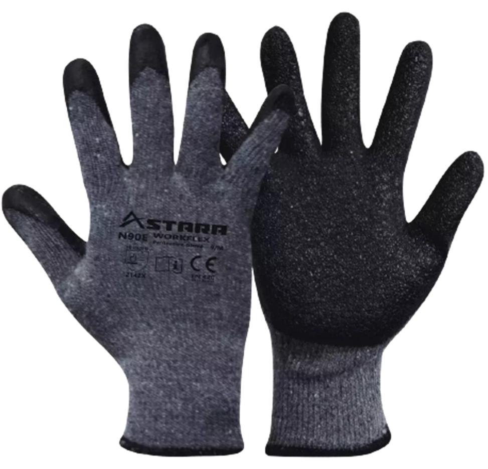 GUANTES ANTICORTE GRIS CORRUGADO IMPORTADO GAGC