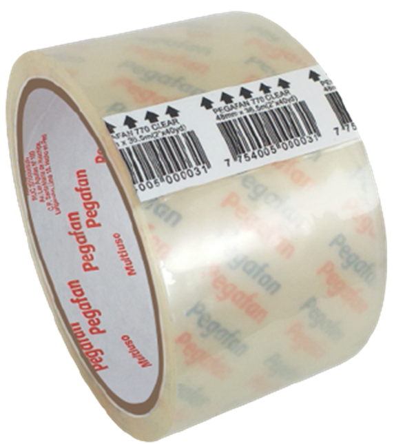 CINTA EMBALAJE 770 CLEAR 48MMX36.5M X 40YDS PEGAFAN CA40 006001371