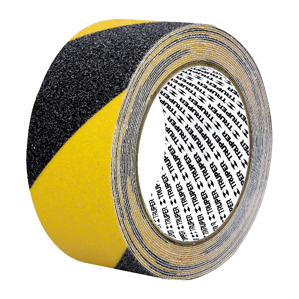 CINTA ANTIDERRAPANTE 5M 50MM AMA/NEGRO TRUPER 101448