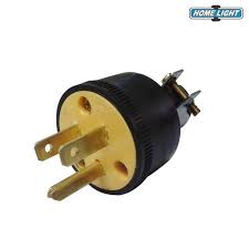 TOMA C/TIERRA INDUSTRIAL AMARILLO Y NEGRO NEW LICHT U35 GR00858