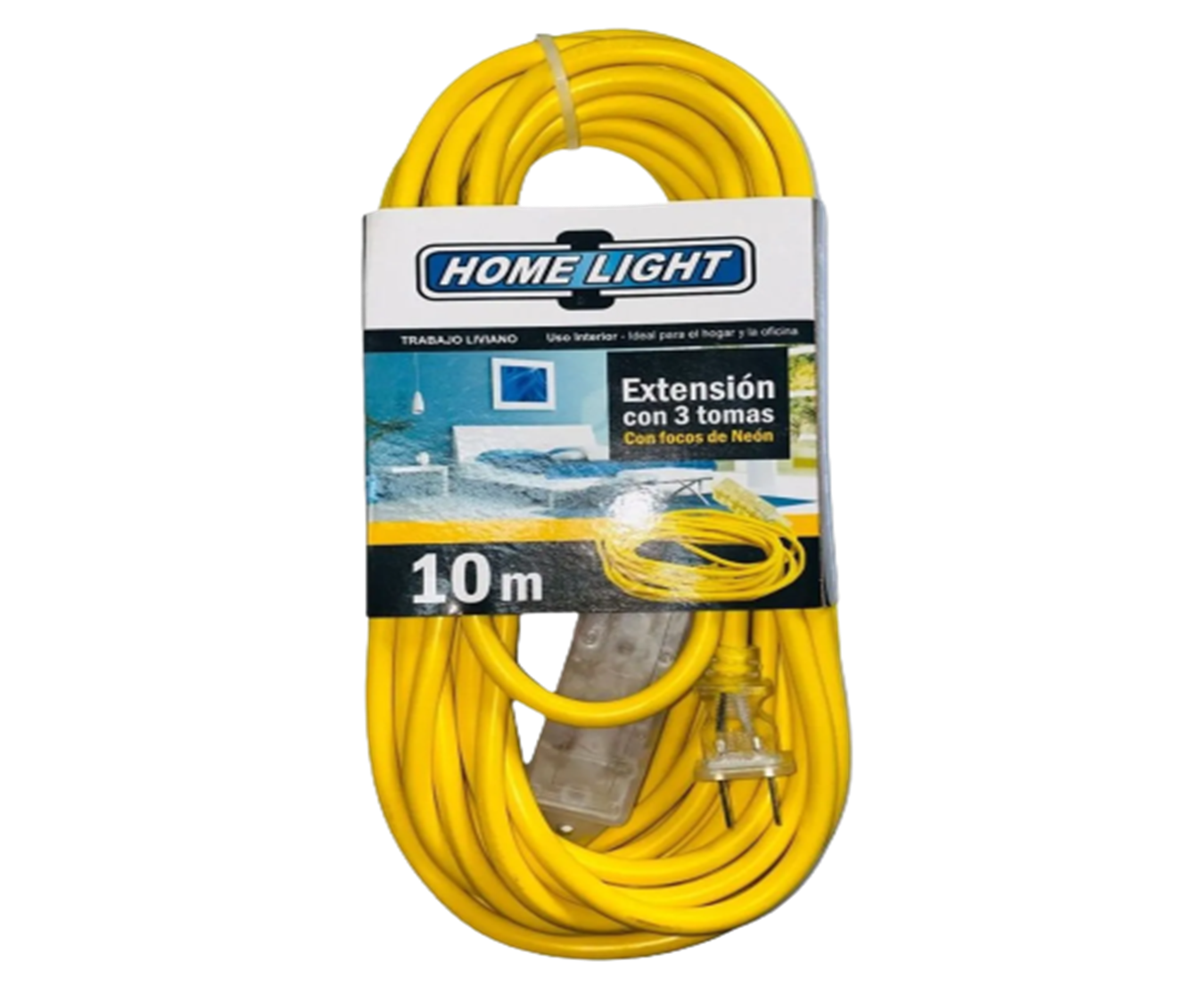 EXTENSION 10MTS 3 ENTRADAS HOME LIGHTH 140283