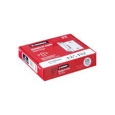BISAGRA RECTANGULAR 1 1/2 ACERO PULIDO HERMEX . CAJA 10 PAR. 43186