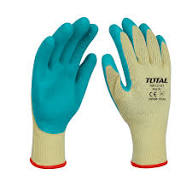 GUANTES POLIESTER AMARILLAS XL TOTAL TSP13102