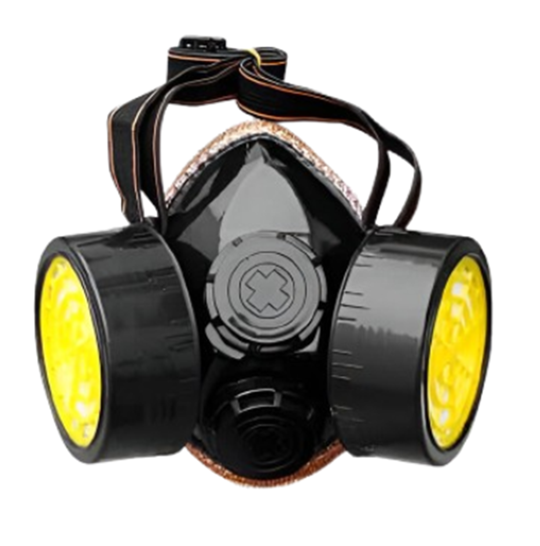 MASCARILLA CON 2 FILTROS P/ GAS NP 306 CAJA X 50PZAS GR00356