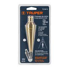 PLOMADA PUNTA PLUMA DE LATON 340g TRUPER 17071