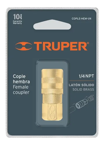COPLE LATON-CUERDA 1/4 HEMBRA TRUPER 19084