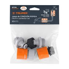 JUEGO DE CONEXION RAPIDA 5 CONECTORES CLICK-IN 12728 TRUPER