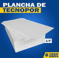 TECNOPOR PLANCHA  1/2