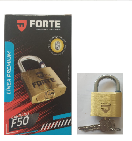 CANDADO BRONCE 50MM FORTE F50