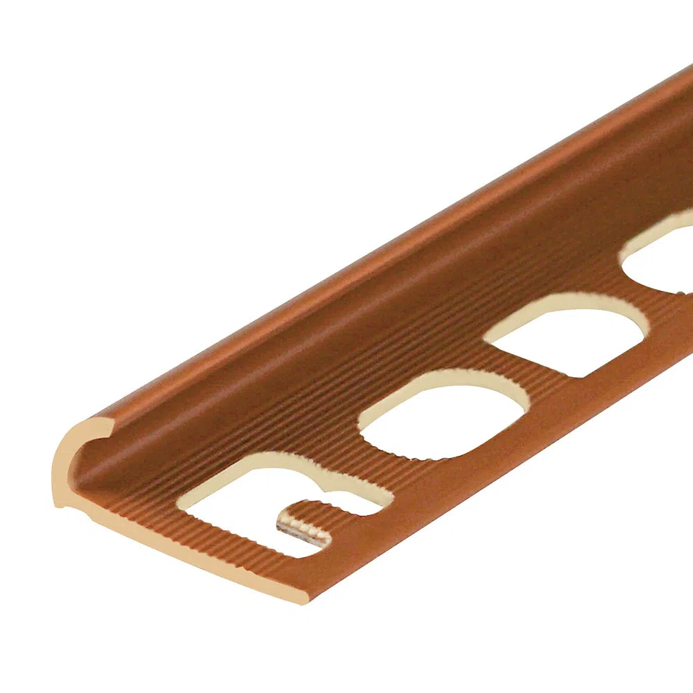 PERFIL PVC MARRON TABACO 8.5 MM FINOPLAST
