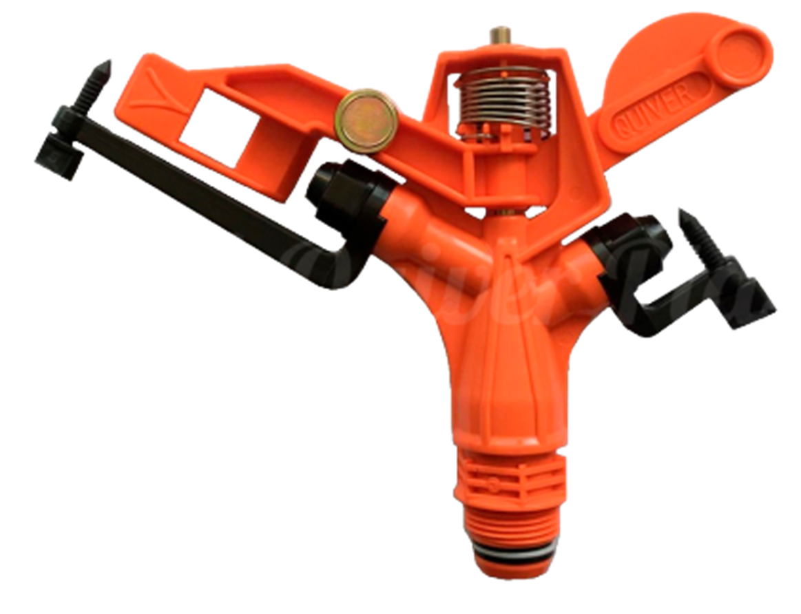 ASPERSOR PLASTICO CIRCULAR 3/4 NARANJA C/ROMP 2 SALIDAS QVS49