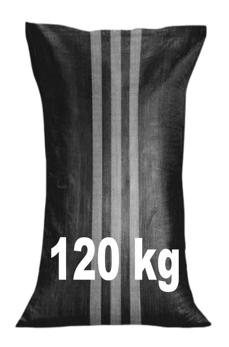 COSTAL NEGRO RAYAS BLANCAS 120KG CNR120