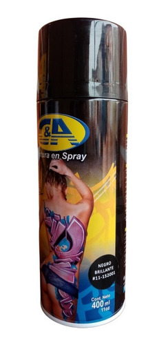 SPRAY NEGRO BRILLANTE C&A 152001