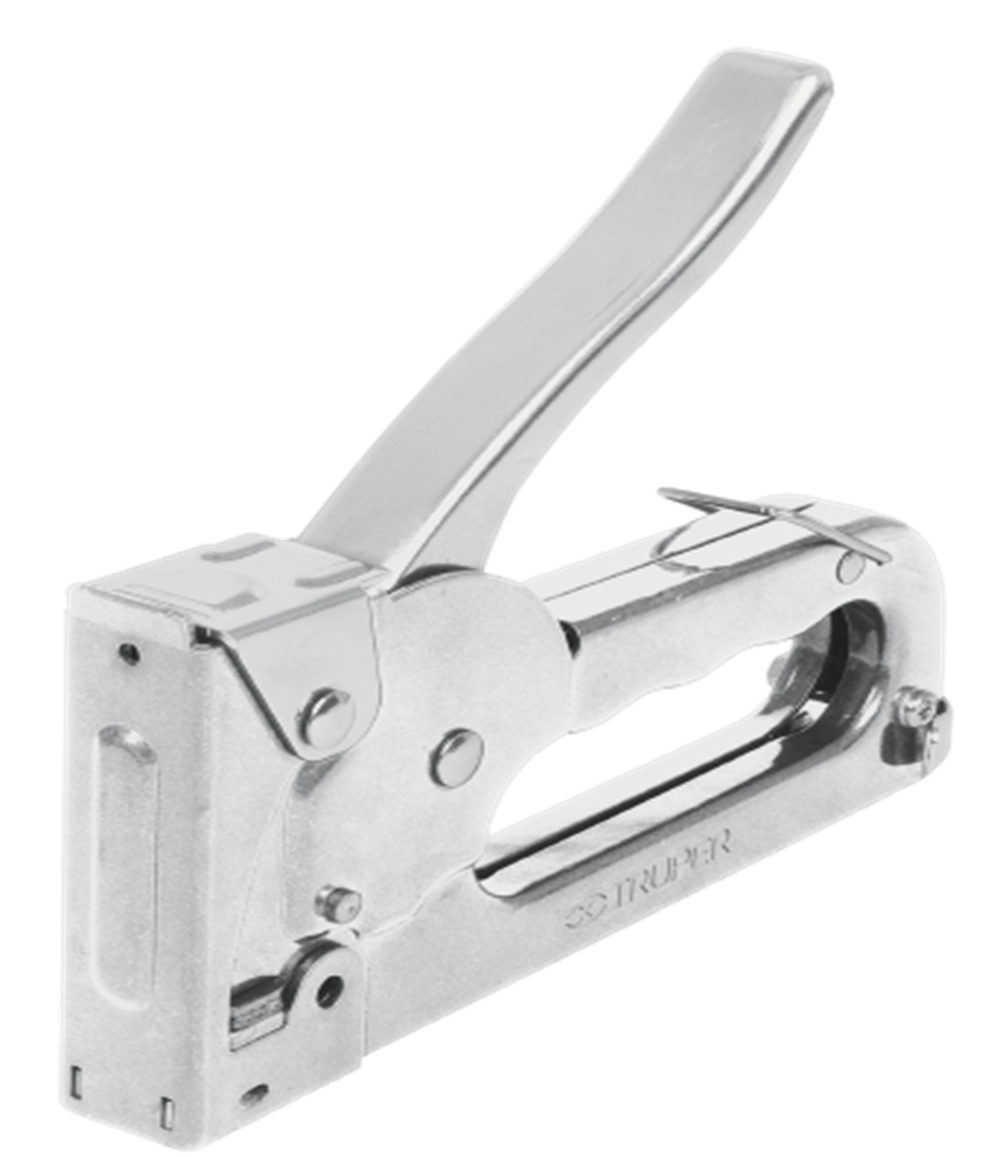 ENGRAPADORA TIPO PISTOLA PARA 1/4 Y 5/16,CON 200 GRAPAS TRUPER 17977