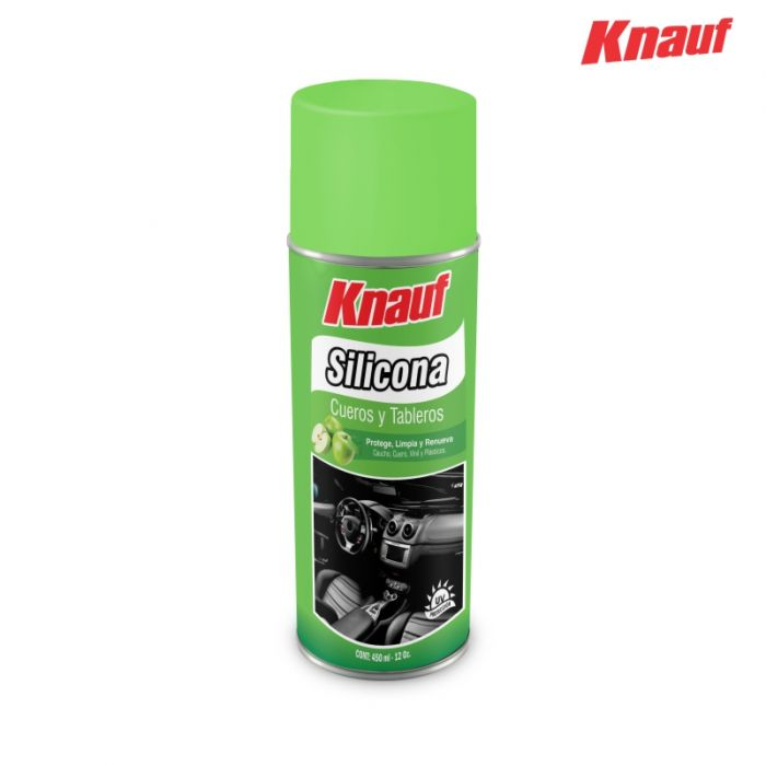 SILICONA P/CUEROS Y TABLEROS A/MANZANA 450ML KNAUF (12) 036227