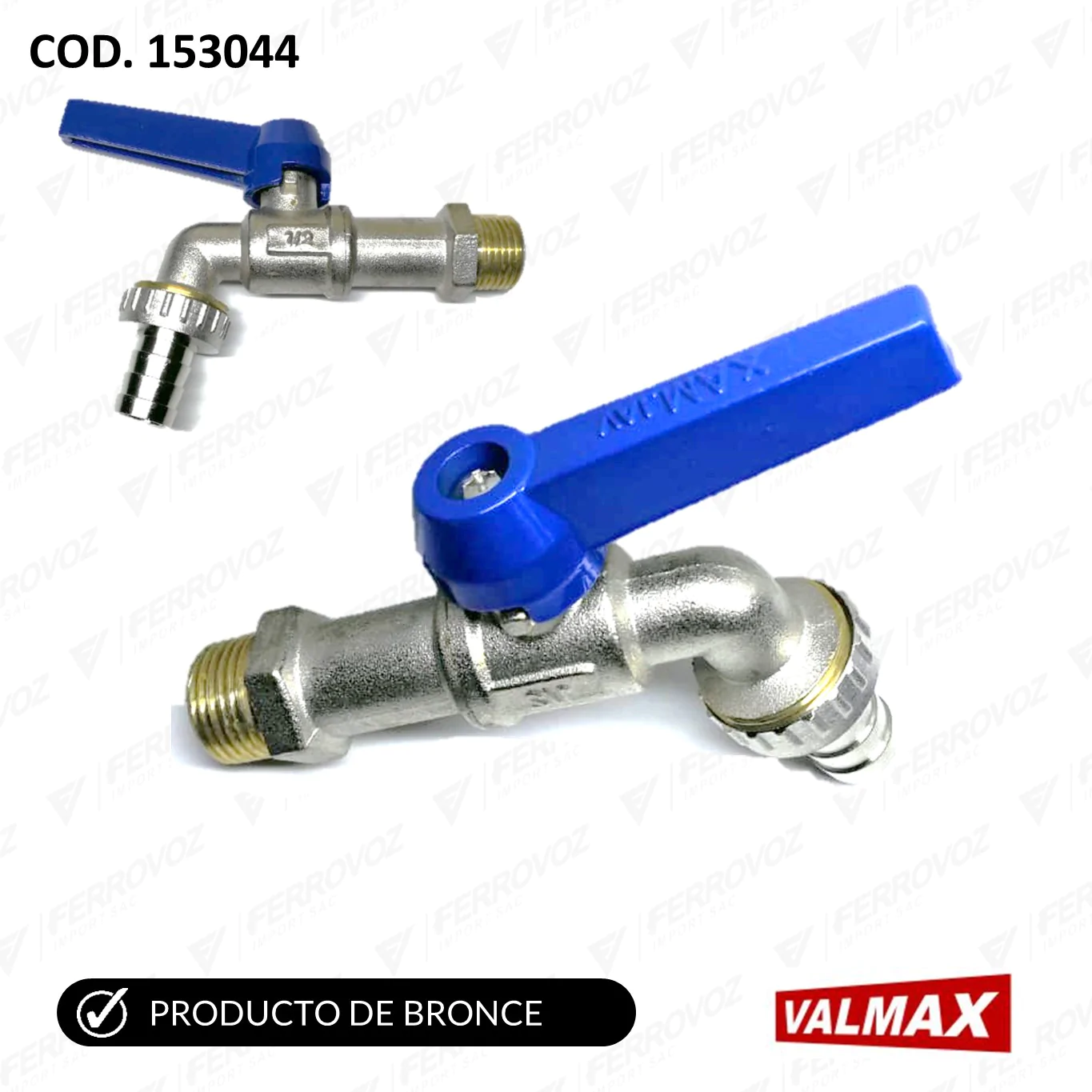 CAÑO JARDIN 1/2 M/AZUL PESADO VALMAX (10) 153044